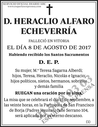 Heraclio Alfaro Echeverría